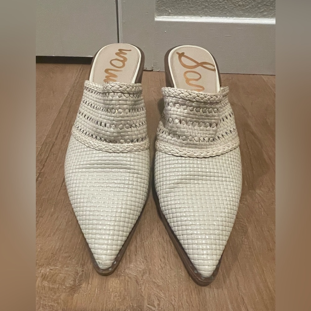 Sam Edelman Beige Mules